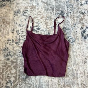 Zara Purple Silky Top
